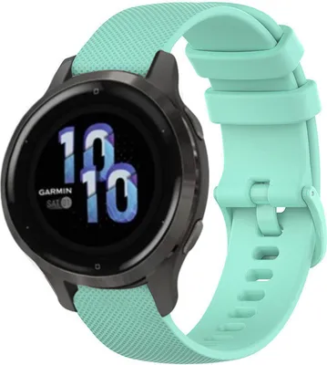 Produktbild von Strap-it Garmin Venu 2s Armband Silikon - 40mm - Aqua