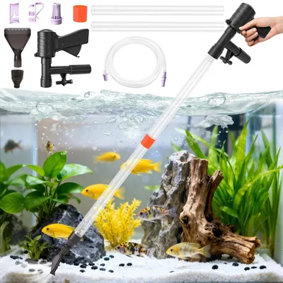 Produktbild von Omgoods – 4-in-1 Aquarium-Bodengrundreiniger und Wasserwechsler