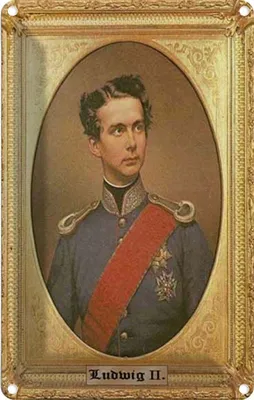 Produktbild von vianmo Blechschild 30x20 cm Ludwig II König von Bayern
