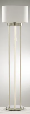 Produktbild von casa NOVA Stehleuchte DOMI DH 40x154 cm silber Stehlampe Leseleuchte