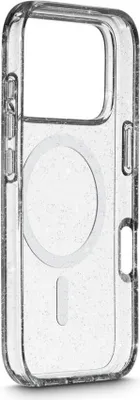 Produktbild von HAMA Cover "Mag Glitter" für Apple iPhone 17 Pro, Transparent (00019434)