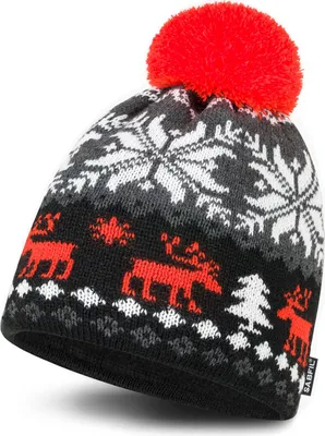 Produktbild von SABFIL Pompon - Modische Wintermütze mit Bommel und Fleece