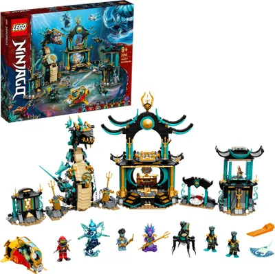 Produktbild von LEGO 71755 NINJAGO Tempel des unendlichen Ozeans Unterwasser Set Spielzeug für Jungen und Mädchen ab 9 Jahre mit Figuren