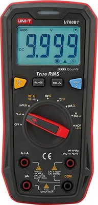 Produktbild von UNI-T Multimeter UT60BT mit Bluetooth für Messdatenübertragung, 81x46x169 mm
