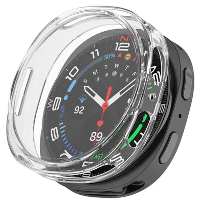 Obrázek produktu pro Pro Samsung Galaxy Watch 8 40mm Galvanizovaný plný kryt TPU Smart Watch Ochranný kryt Transparentní
