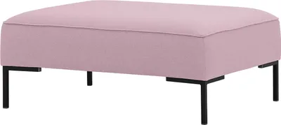 Produktbild von home24 Polsterhocker - Webstoff