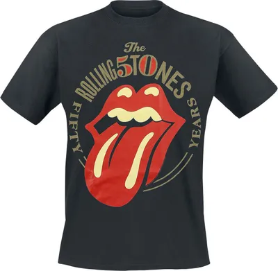 Produktbild von The Rolling Stones T-Shirt Herren 50 Years schwarz 3XL