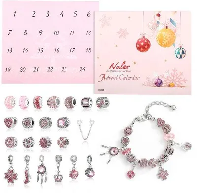 Obrázek produktu pro Solidchoice – Adventní kalendář s 24 šperky a korálky