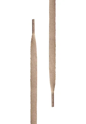 Produktbild von Tubelaces Schnürsenkel White Flat Khaki-120cm