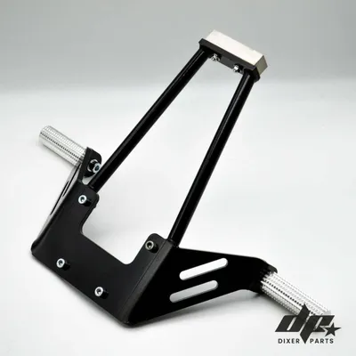 Image de Porte-bagages arrière en acier avec sous-châssis pour Honda MSX 125 GROM (2013-2020) Titanium Stunt
