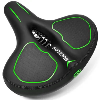 Image de Selle de vélo ergonomique avec rembourrage en mousse souple, pour hommes et femmes