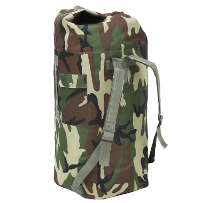 Immagine prodotto di Borsone da Viaggio Stile Militare 85 L Mimetico