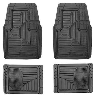 Produktbild von Carguard - Universal Gummi Autoschutzbügel Set - Schwarz - 4x Autoschutzbügel Universal - Gummi - 55835B -