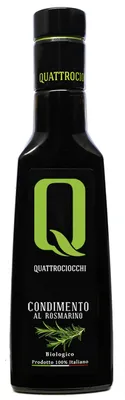 Image de Huile d'olive vierge extra biologique, saveur romarin - 0,25 litre - Quattrociocchi