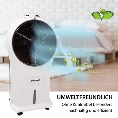 Produktbild von Syntrox Germany Luftkühler Chilly 3-in-1 Verdunstungskühler 5L 50W weiß