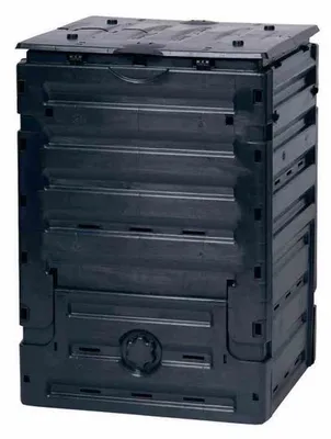 Zdjęcie produktu dla Kompostownik GARANTIA Eco-Master 300L czarny 60x60x90cm Kompostownik