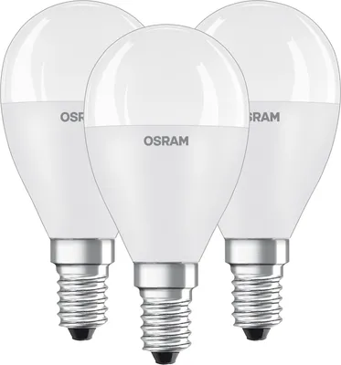 Zdjęcie produktu dla 3PAK Żarówka LED E14 P45 7W = 60W 806lm 3000K Ciepła 200° OSRAM VALUE