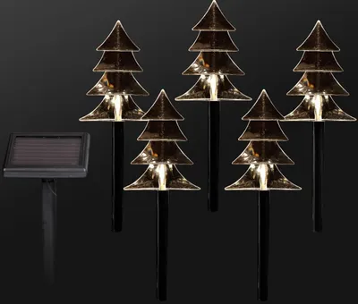 Image de 5 Sapins solaire 5 LED