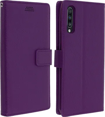 Produktbild von Avizar, Klappetui mit Kartenfächern und Standfunktion für Samsung Galaxy A70, Violett