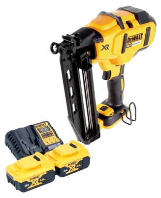 Obrázek produktu pro Akumulátorová hřebíkovačka DeWalt DCN 660 P2 18V 32 - 63 mm bez kartáčů + 2x baterie 5,0 Ah + nabíječka