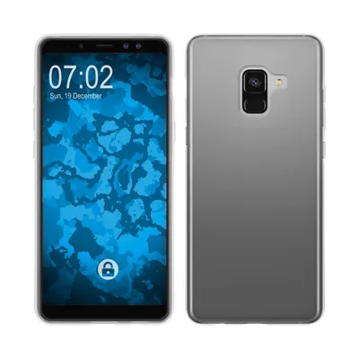 Produktbild von PhoneNatic Case kompatibel mit Samsung Galaxy A8 Plus (2018) - clear Silikon Hülle Slimcase Cover