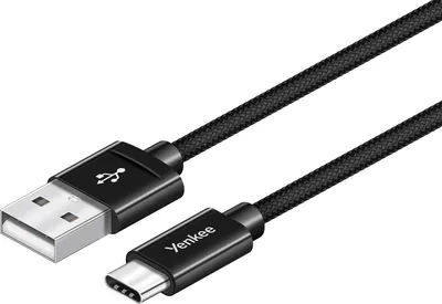 Obrázek produktu pro YENKEE YCU 302 BK kabel USB A 2.0 / C 2m