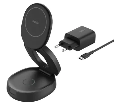 Obrázek produktu pro Belkin WIZ035kqBK, Vnitřní, USB, Bezdrátové nabíjení, 1,5 m, Černá