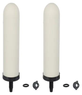 Keramik-Wasserfilter 10 Zoll, Schwerkraftsystem, 2 Stück, Aktivkohle