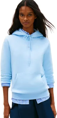 Produktbild von Tommy Jeans Damen Hoodie mit Kapuze, Blau (Light Powdery Blue), XXS