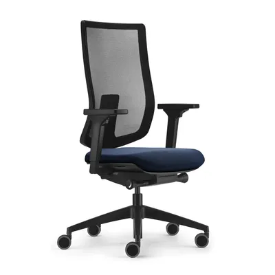 Produktbild von Sedus se:do pro light 2, Drehstuhl mit Netzmembran, blau