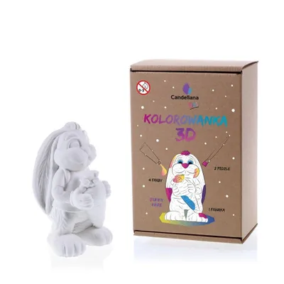 Immagine prodotto di Figurina da dipingere - Lepre divertente
