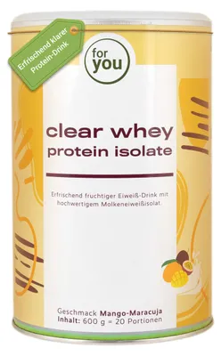 Zdjęcie produktu dla for you clear izolat białka serwatkowego - mango-passion fruit