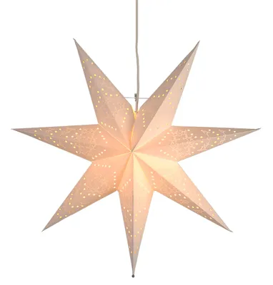 Immagine prodotto di BEST SEASON Stern Sensy Star Papier zum hängen incl. Kabel ohne Leuchtmittel