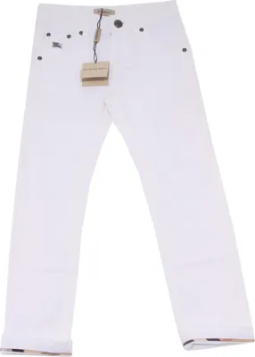 Obrázek produktu pro 9605O jeans slim bianco bimba BURBERRY kalhoty kids