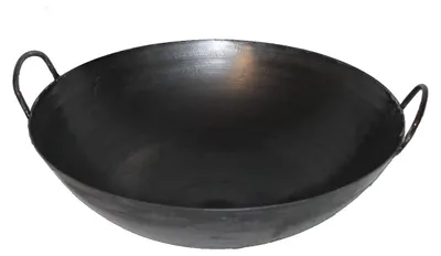 Immagine prodotto di Wok con 2 maniglie - 40 cm - Fondo arrotondato