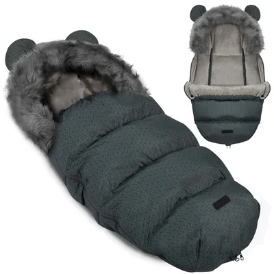 Produktbild von Elmi Ricokids Schlafsack für Kinderwagen, Schlitten - Graphit