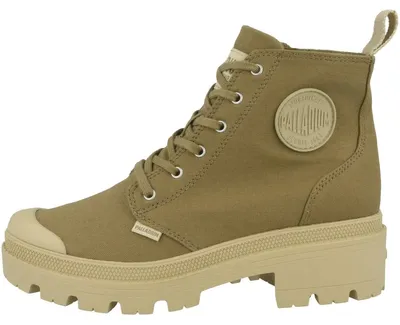 Produktbild von Palladium, PALLABASE TWILL Boots weiblich, grün, 39, EU