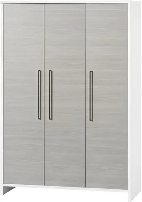 Produktbild von Schardt Schrank Eco Silber mit 3 Türen, H  181 x B 126 x T 53cm