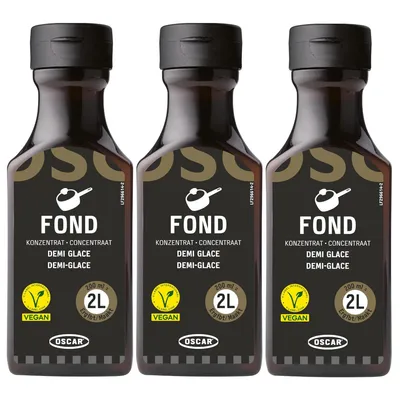 Obrázek produktu pro Oscar Demi Glace hnědá omáčka prémiový koncentrát pro omáčky 3-pack