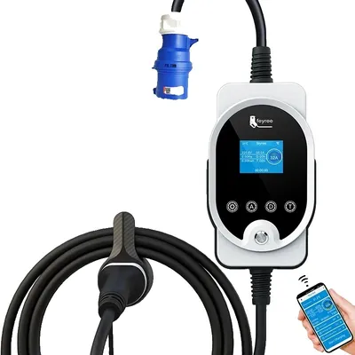 Image de Chargeur EV portable, puissance 7 kW, courant 32 A, 7KW APP PAS d'adaptateur, TYPE2