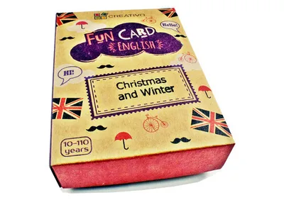 Image de Fun Card English. Christmas and Winter