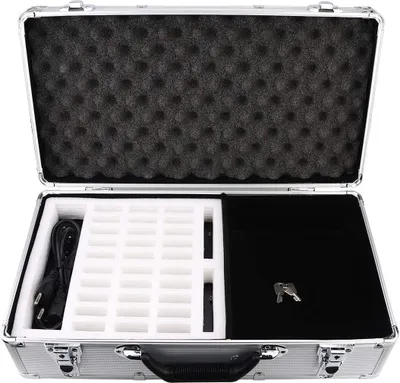 Obrázek produktu pro Retekess TT001 Tour Guide Systém nabíjecí box 32 slot Kompatibilní pro T130-T131 2 sloty pro vysílač a 30 sloty pro přijímač