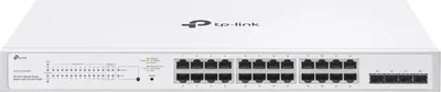 Productafbeelding van TP-Link Festa FS328GP V1 - Switch - Smart - 24 x 10/100/1000 (PoE+) + 4 x Gigabit SFP - Geschikt voor montage in een rack - PoE+ (250 W)