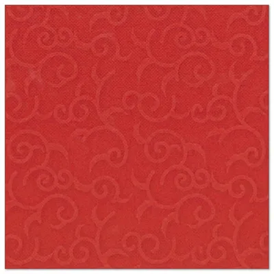Image de Papstar serviettes 40cm 1/4 pli Royal Casali rouge 50 pcs.