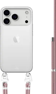 Produktbild von Pink Vibes Transparant Cord Hülle  - Kompatibel mit iPhone 17 Pro