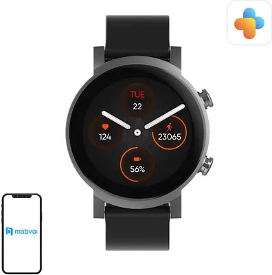 Produktbild von Mobvoi TicWatch E3, 3,3 cm (1.3"), Touchscreen, 8 TB, WLAN, GPS, 32 g