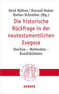 Immagine prodotto di Die historische Rückfrage in der neutestamentlichen Exegese