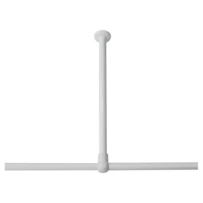 Produktbild von Sealskin Deckenhalterung für Duschvorhangstangen, Aluminium, Durchmesser: 28 mm, Farbe: weiß, 276668610