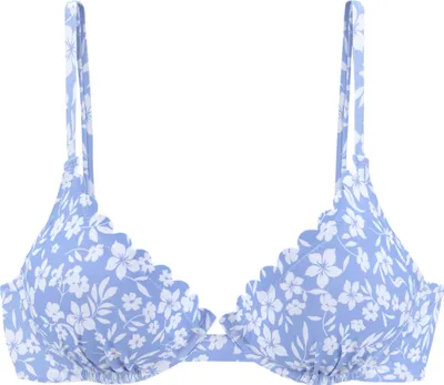 Produktbild von VIVANCE Bügel-Bikini-Top Leni himmelblau-weiß Größe 42 Cup A