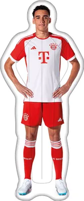 Produktbild von FC BAYERN Luftmatratze Musiala aufgeblasen ca. 186 x 74 cm unaufgeblasen ca. 194 x 77 cm beidseitig bedruckt